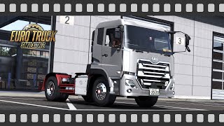 ETS2 「折りたためるサイドミラー」装着！ ～ UDトラックス 新型クオン（開発中）
