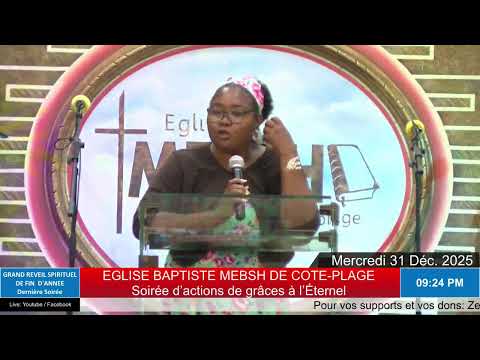 SOIRÉE D ACTIONS DE GRÂCES À L ÉTERNEL MERCREDI 31 DÉCEMBRE 2025 