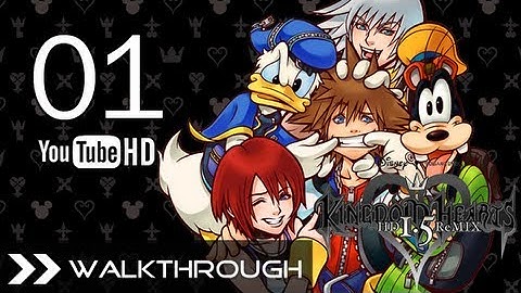 Kingdom Hearts HD 1.5 Remix Walkthrough - KH Final Mix Part 1 (Opening - Awakening) English 1080p