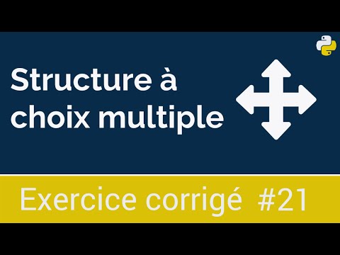Corrected Exercise #21: Multiple Choice Conditional Structure: if ... elif ... else ... | Python