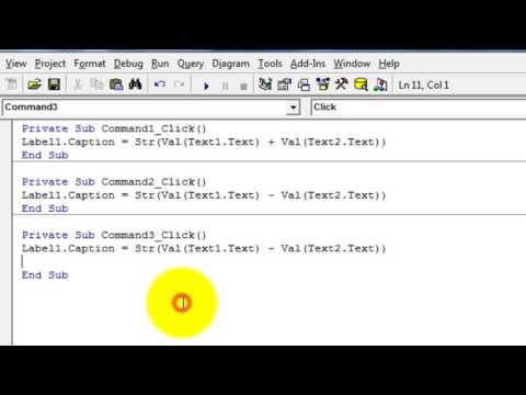 VB Tutor Creating the Simple calculator in Visual basic 6 0
