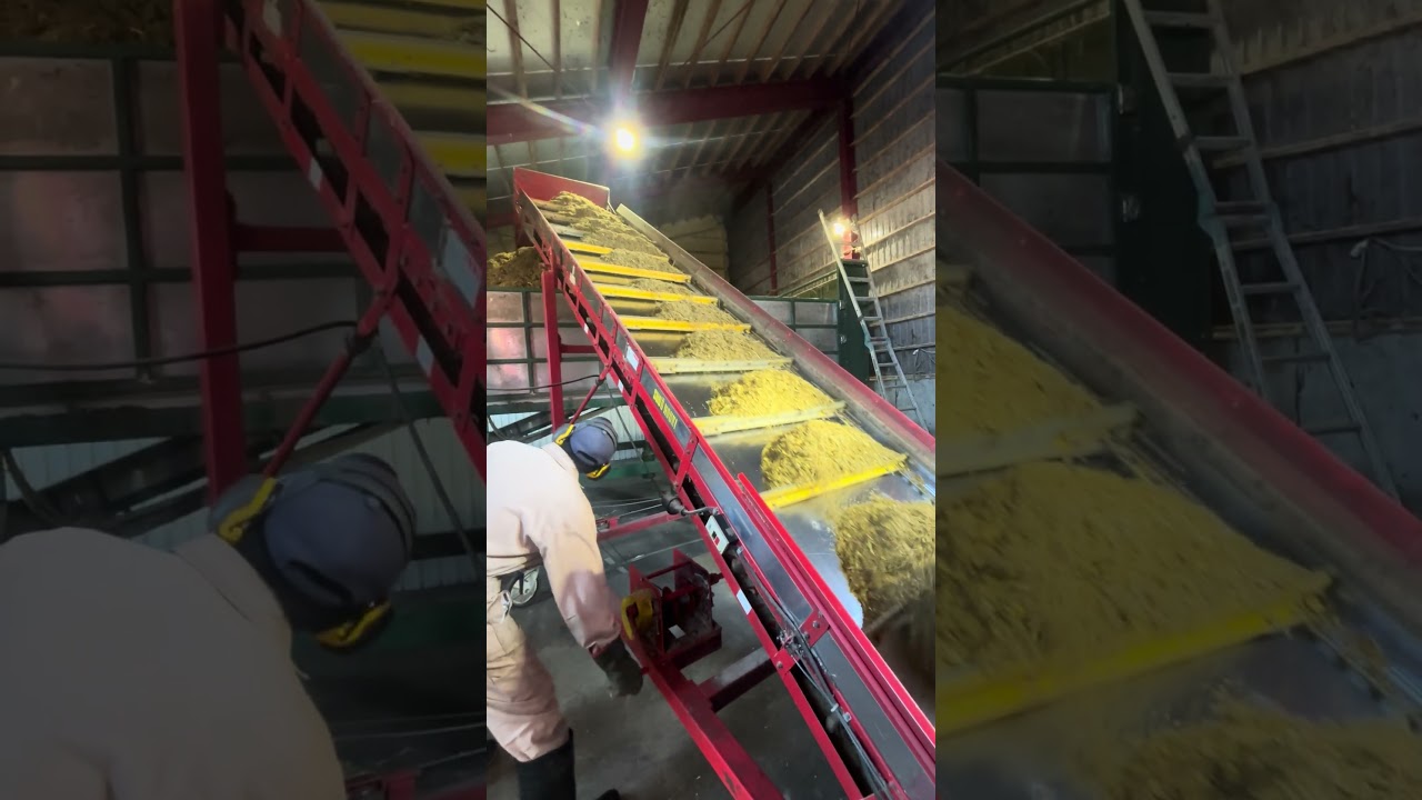 【AGRI-KONPOチャンネル】チェーン式サイレージエレベーター(オプション例)