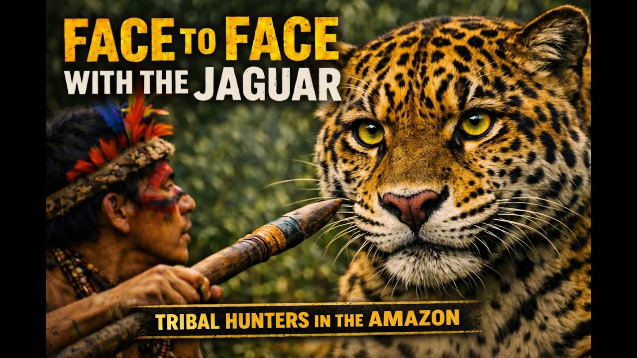 Amazon Hunter Confronting leopards head-on — Tribal hunters in the Amazon - YouTube