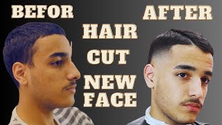 MID BURST TAPER{ NEW FACE} HAIRCUT TUTORIAL