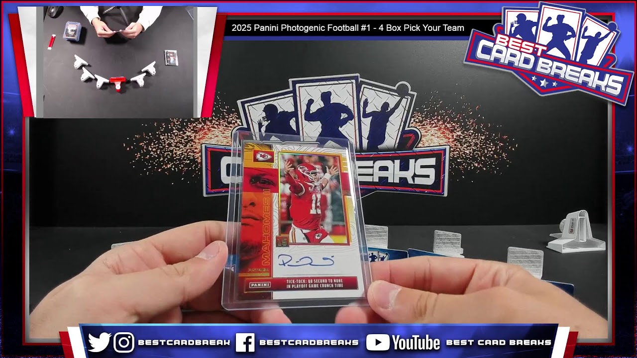 2025 Panini Photogenic Football #1 - 4 Box Pick Your Team 4/7/26