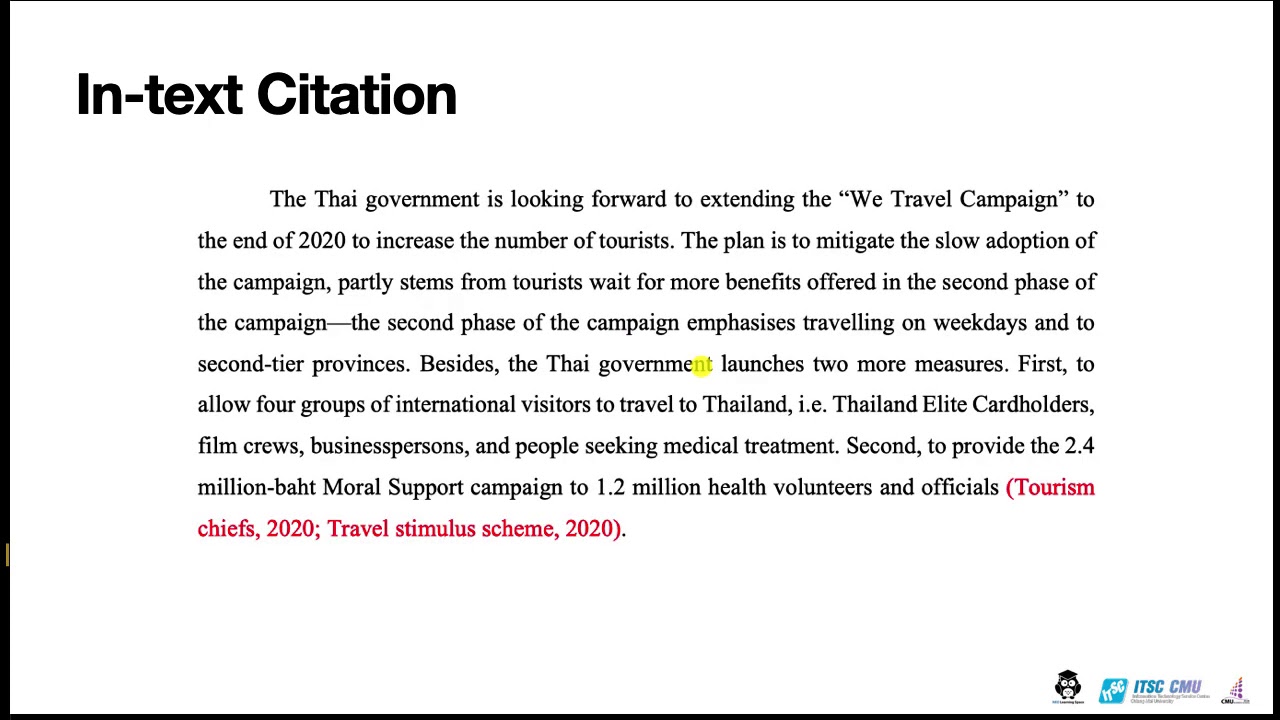 In-text Citation and References