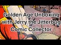 Golden age unboxing with jerry the jitterbug comic book collector