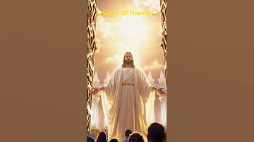 At The Gates Of Heaven Jesus Ai Art Jesus Prayer Love Shorts Animation 4k Aiart Digitalart 
