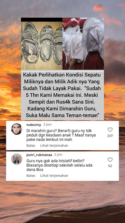 Kakak Adik Ini Perlihatkan Sepatunya Yang Sudah Tak Layak Pakai#viralshorts #viral #shortsviral
