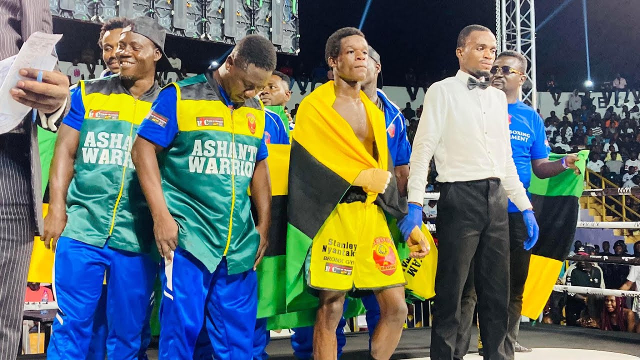 Stanley Nyantakyi [Ashanti Warrior] vs Nathaniel Nukpe Full Fight - Undercard on Freezy Fight Night