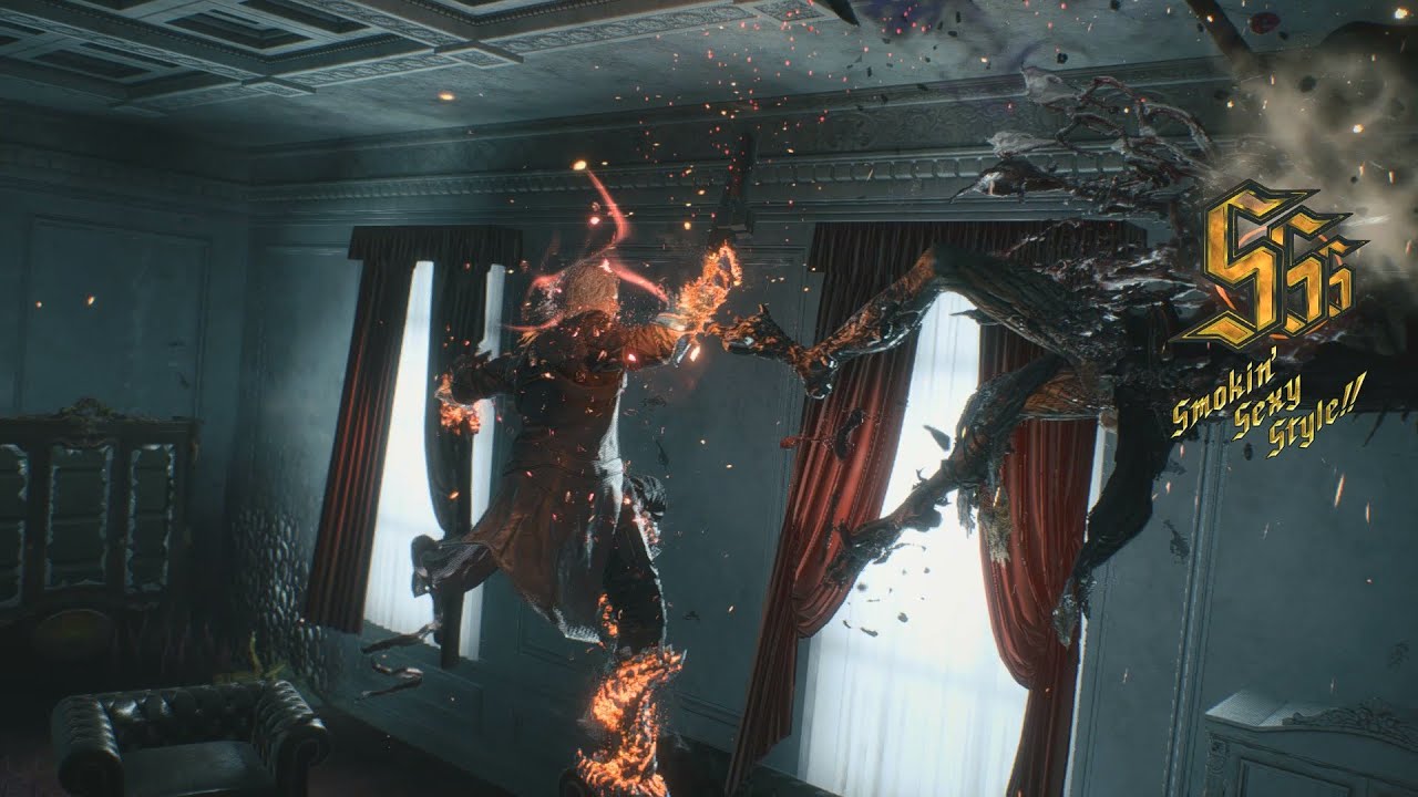 Kicking Nero out of mission 2 again with Dante ! (Learning how to play dante #155)