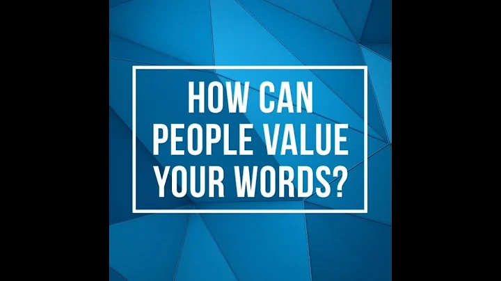 How can people value your words? - Dr Rakesh Chopr...