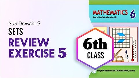 Class 6 math, chapter 5, Review Exercise 5 | unit 5  Review Exercise 5 | New book 2023 | SNC