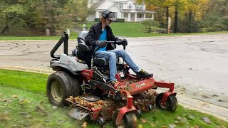 Mowing Wet Grass In The Rain! RAW MOWING FOOTAGE!!