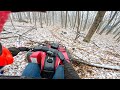 Honda Foreman Snowy Wisconsin Farm Riding