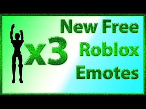 How To Get 3 New Free Emotes On Roblox 2019 June Youtube