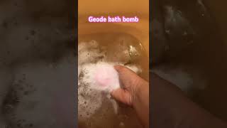 Geode bath bomb #cosmetics #bathbomb