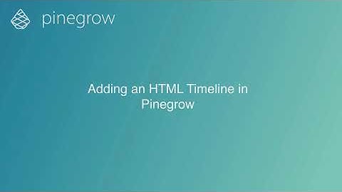 Creating Timelines for Bootstrap with Pinegrow Web Editor