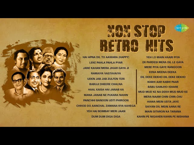 Non Stop Retro Hindi Songs | Ramaiya Vastavaiya | Babu Samjho Ishare | Uden Jab Jab Zulfen Teri class=