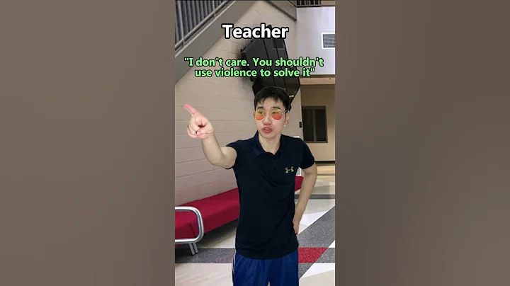 When you fight back against a bully in school