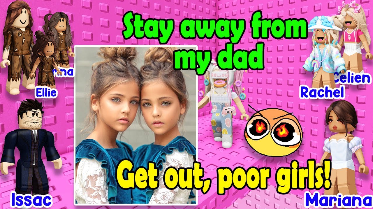 👨‍👩‍👧‍👦 TEXT TO SPEECH 🏡 The Poor Twins Stole My Dad From Us 🌈 Roblox Story