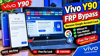 Vivo Y90 FRP Bypass 2026 | Remove Google Account Lock | Free For Lock