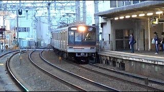 2019.04.13大阪市高速電気軌道 66系66609F 普通天下茶屋行き  阪急 5300系5304F 準急河原町行き通過 富田駅 阪急電車 阪急電鉄