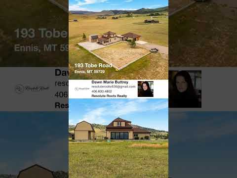 193 Tobe Road, Ennis, MT home video tour