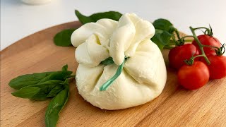 How to Make Burrata Cheese at Home Delicious 2 Ingredient Recipe for Burrata and Mozzarella