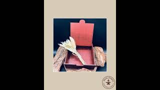 Handmade Laser Cut Heart Keepsake Wood Trinket Storage Box Pure Copper Inlay Romantic Anniversary