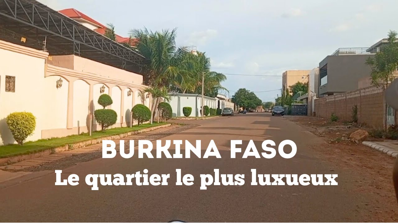 L 'un des quartiers le plus chic de Ouagadougou : Ouaga 2000 . BURKINA FASO 🇧🇫