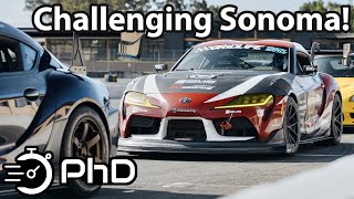 Time Attack Supra A90 Battle at Sonoma Raceway - PhD Cali Tour Sonoma SpeedSF