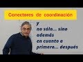 Español: Conectores de coordinación