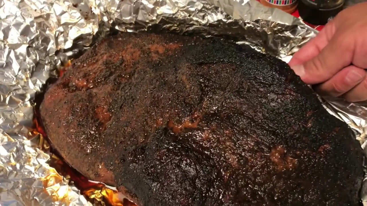 How To Smoke A Brisket On The Weber Smokey Mountain YouTube