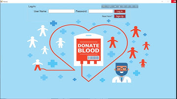 Online Blood Bank Project in C#