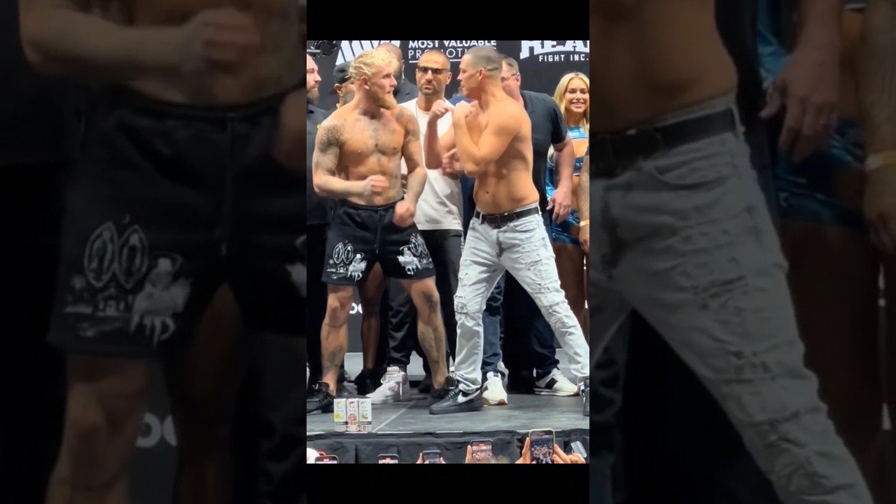 jake paul vs nate diaz final face off 💪💪 