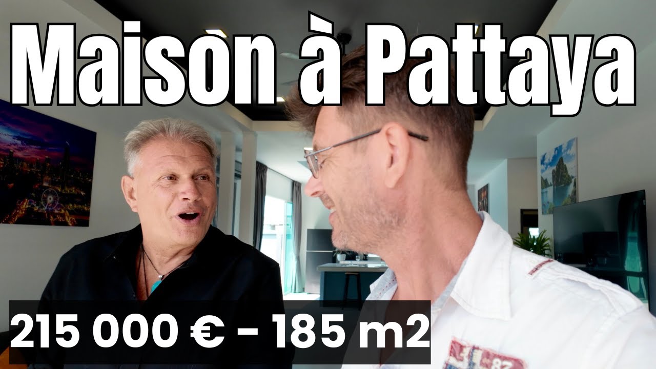 Maison avec piscine à Pattaya. Visite complète et premières impressions.