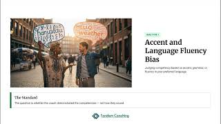Accent, Pacing, and Cultural Style Bias | Bias Awareness in Evaluation (bias-4.1)