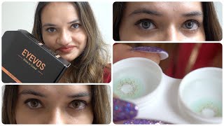 Best contacts for brown eyes || EYEVOS Contact Lens Review