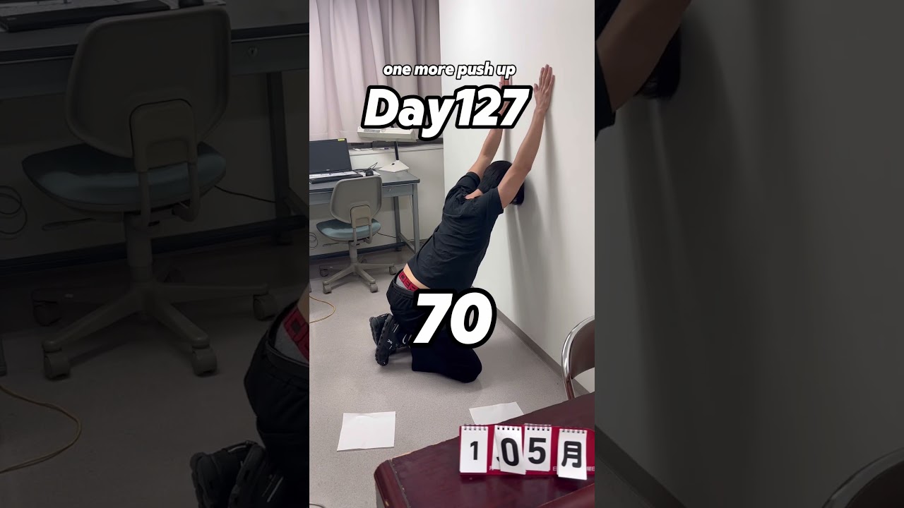 Day 127/365 one more push-up everyday during 1 year! 🔥