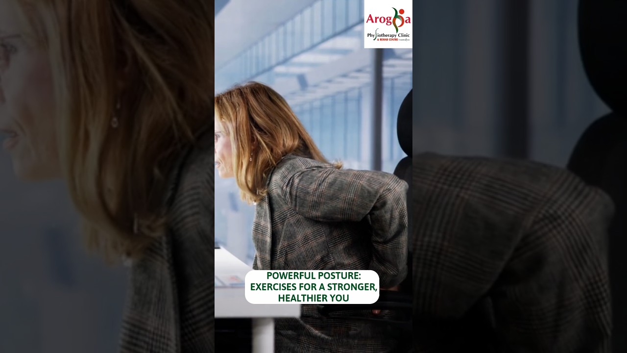 5 powerful posture exercises by Arogya physiotips #posturecorrection