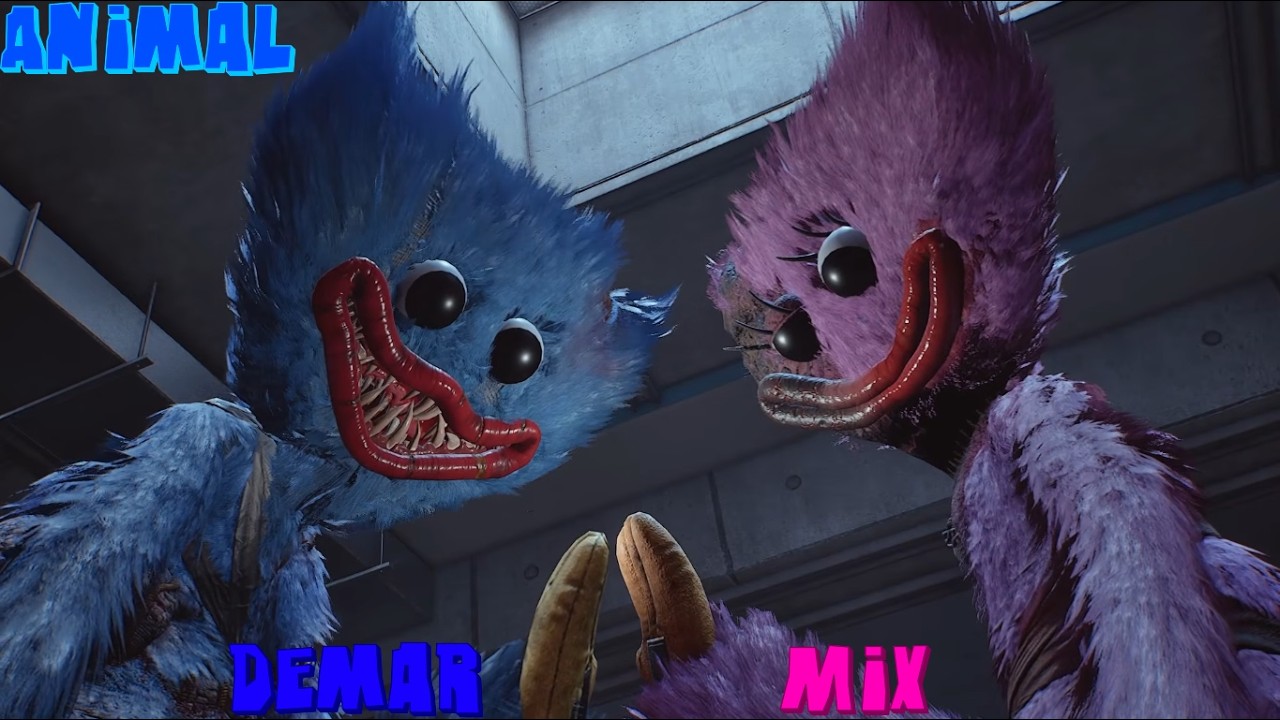 FNF (Animal Demar-Mix) – But Huggy & Kissy Sing It