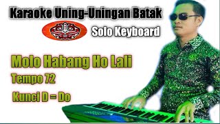 Molo Habang Ho Lali || Kunci D || Karaoke || Solo Keyboard || P Frans Manik