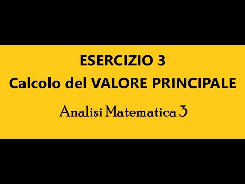 Video: Sul valore principale?