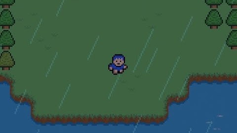 Random Rain Effect (Java 2D Game Demo)