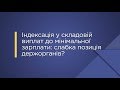 «Індексація у складовій виплат до мінімальної зарплати: слабка позиція держорганів?»