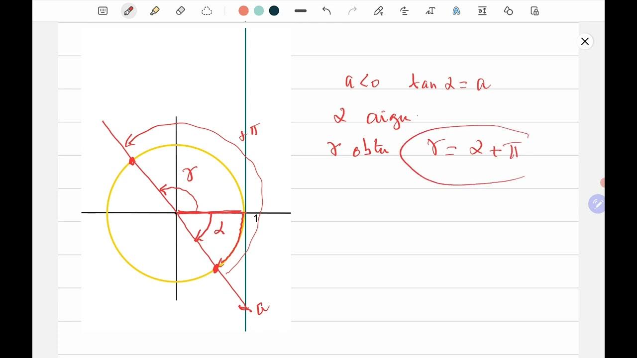 Td3 Ex 33 et 36 , mesure d’un angle arctan YouTube