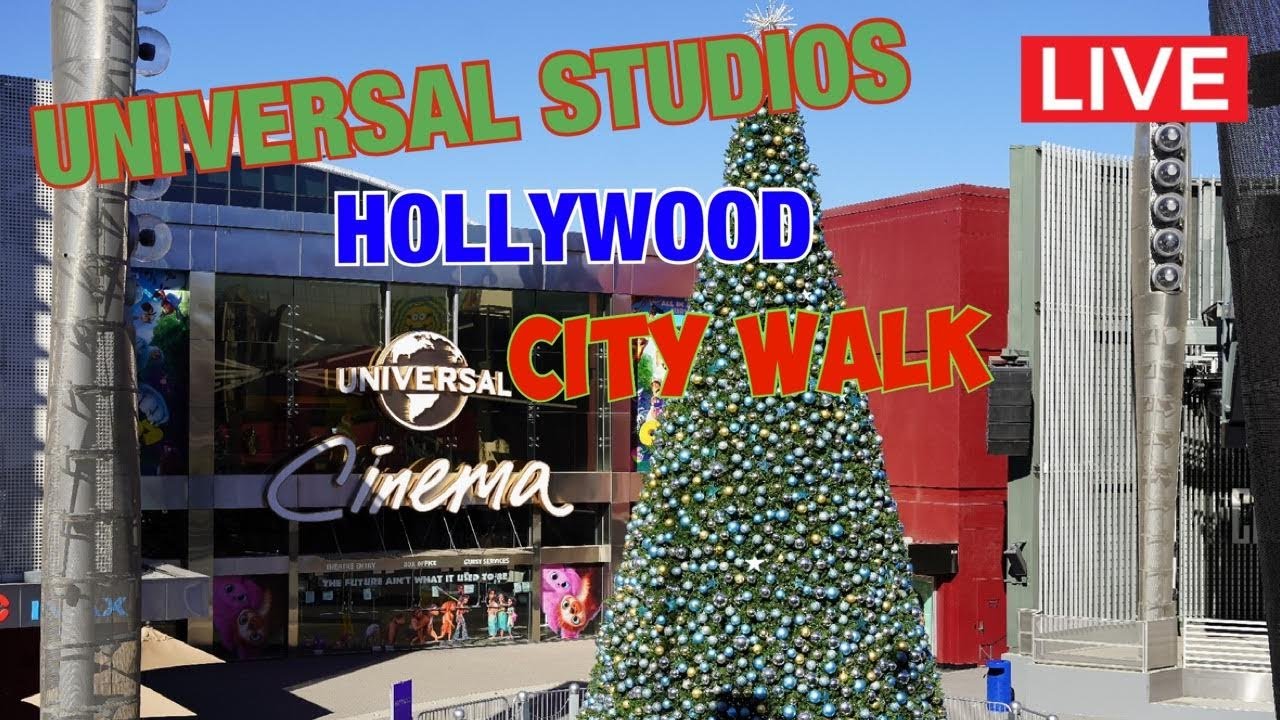 🔴 Christmas at Universal Studios Hollywood CITYWALK! Looking for
