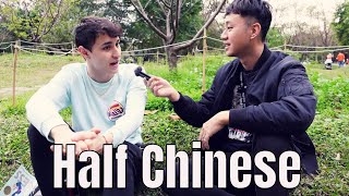 What's it like being Half Chinese Raised in America ? Why does he choose to teach English in Taiwan