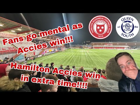 Hamilton Accies Bag Extra Time Winner!!! - Hamilton Accies V Queen Of The South Matchday Vlog!!!!!